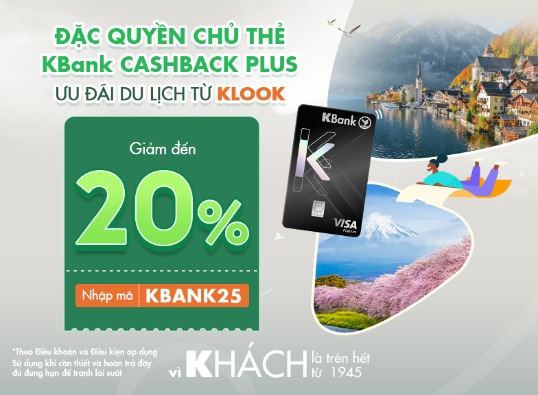 Thẻ Tín Dụng KBank - Cashback Plus | KBank Việt Nam